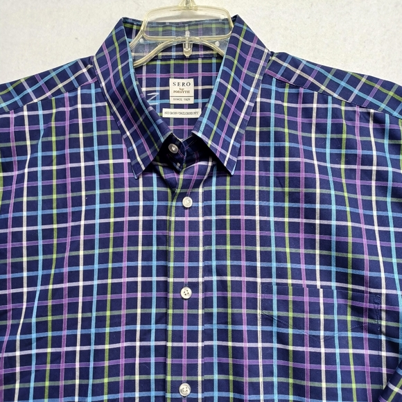 Sero by Forsyth men's shirt long sleeve button down Sz XXL - Picture 5 of 7